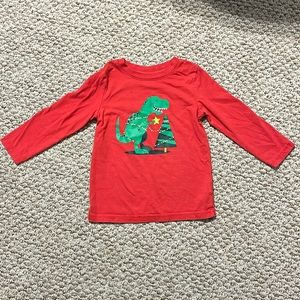Christmas dinosaur long sleeve